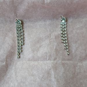 Diamond Rhinestone Drop Earings🍋